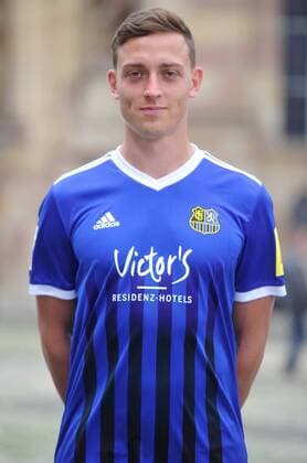 The team of the 1 FC Saarbrücken on Thursday 12 07 2018 in front of the Ludwigskirche in Saarbrücken In the picture Nino Miotke 28