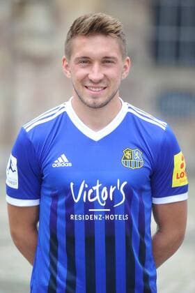 The team of 1 FC Saarbrücken on Thursday 12 07 2018 in front of the Ludwigskirche in Saarbrücken In the picture Mario Müller 23