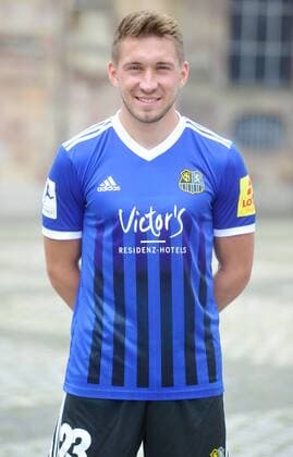 The team of 1 FC Saarbrücken on Thursday 12 07 2018 in front of the Ludwigskirche in Saarbrücken In the picture Mario Müller 23