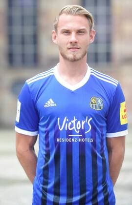 The team of the 1 FC Saarbrücken on Thursday 12 07 2018 in front of the Ludwigskirche in Saarbrücken Pictured Pierre Fassnacht 29