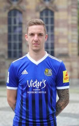 The team of 1 FC Saarbrücken on Thursday 12 07 2018 in front of the Ludwigskirche in Saarbrücken In the picture Marco Kehl Gomez 33