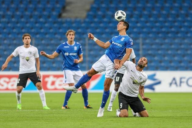 2018.07.12 Poznan Pilka nozna I runda kwalifikacji Liga Europy Lech Poznan - Gandzasar Kapan N z Vernon De Marco Foto Pawel Jaskolka PressFocus 2018.07.12 Poznan Football UEFA Europa League I qualifying round Lech Poznan - Gandzasar Kapan Credit: Pawel Jaskolka PressFocus NEWSPIX.PL --- Newspix.pl  20180712_PF_PJ018
