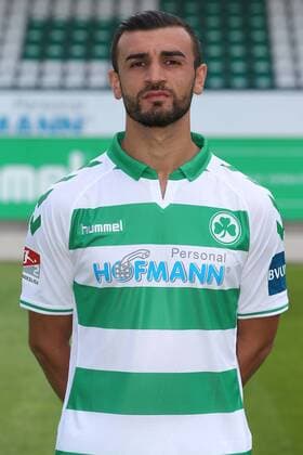 11 07 2018 SpVgg Spielvereinigung Greuther Fürth Shamrock 2 Fußball Bundesliga BL Season 2018 2019 Photo appointment Portrait date Portraittermin JüRa Serdar Dursun 9 SpVgg Greuther Fürth Single photo Single portrait Portrait Headshot