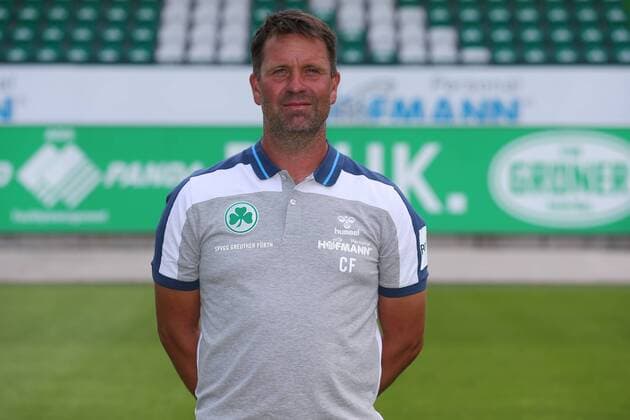 11 07 2018 SpVgg Spielvereinigung Greuther Fürth Shamrock 2 Fußball Bundesliga BL Season 2018 2019 Photo date Portrait date Portraittermin JüRa Christian Fiedler Goalkeeping coach SpVgg Greuther Fürth Single image Single portrait Portrait Portrait Kopfbild