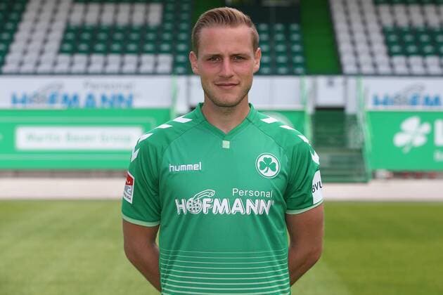11 07 2018 SpVgg Spielvereinigung Greuther Fürth Shamrock 2 Fußball Bundesliga BL Season 2018 2019 Photo date Portrait Date Portraittermin JüRa Marius Funk 1 SpVgg Greuther Fürth Single Image Single Portrait Portrait Kopfbild