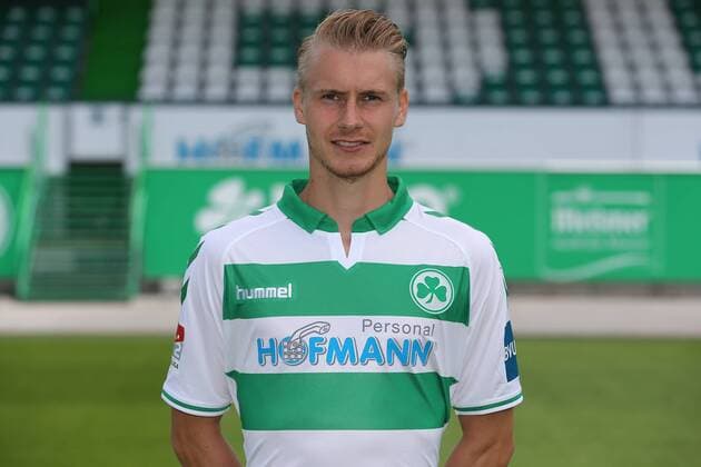 11 07 2018 SpVgg Spielvereinigung Greuther Fürth Cloverleaf 2 Fußball Bundesliga BL Season 2018 2019 Photo date Portrait Date Portraittermin JüRa Maximilian Sauer 24 SpVgg Greuther Fürth single photo Single Portrait Portrait Kopfbild