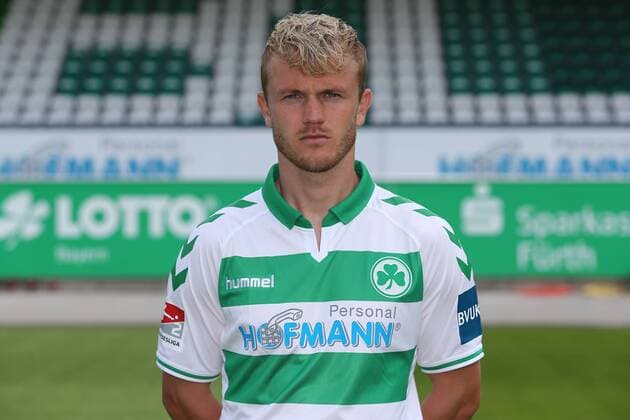 11 07 2018 SpVgg Spielvereinigung Greuther Fürth Cloverleaf 2 Fußball Bundesliga BL Season 2018 2019 Photo date Portrait date Portraittermin JüRa Nik Omladic 21 SpVgg Greuther Fürth Single photo Single portrait Portrait Headshot