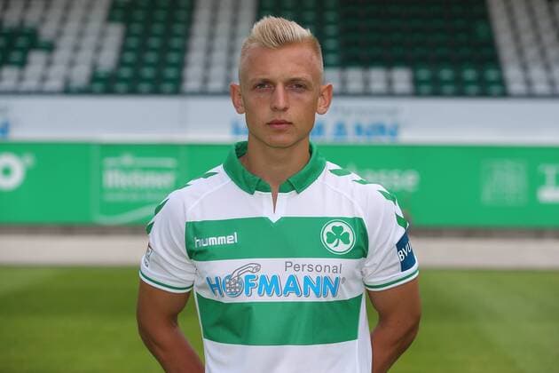 11 07 2018 SpVgg Spielvereinigung Greuther Fürth Shamrock 2 Fußball Bundesliga BL Season 2018 2019 Photo appointment Portrait date Portraittermin JüRa Benedikt Kirsch 18 SpVgg Greuther Fürth Single photo Single portrait Portrait Headshot