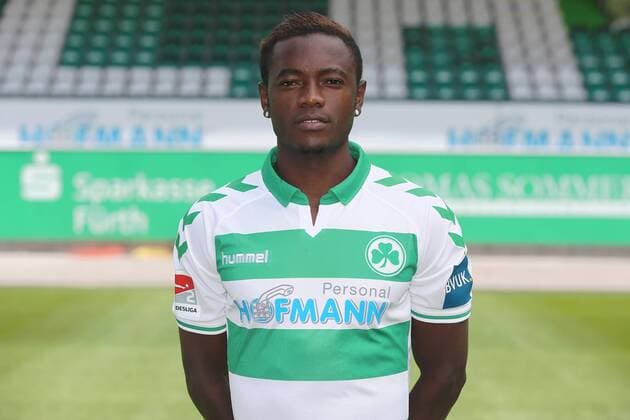 11 07 2018 SpVgg Spielvereinigung Greuther Fürth Shamrock 2 Fußball Bundesliga BL Season 2018 2019 Photo appointment Portrait date Portrait JüRa David Atanga 20 SpVgg Greuther Fürth Single photo Single portrait Portrait Headshot