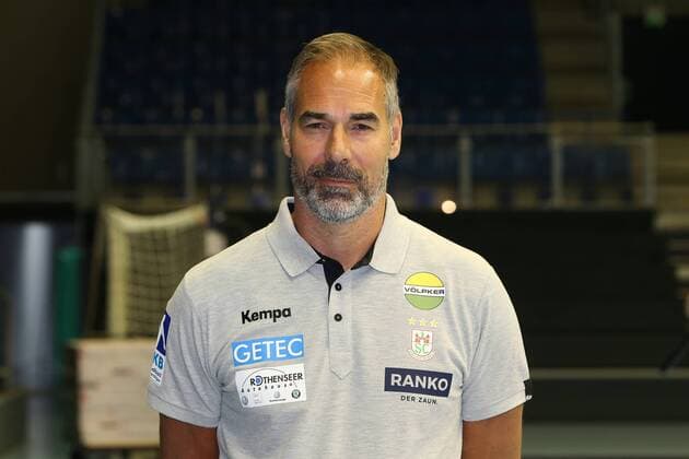 Goalkeeping coach Tomas Runar Svensson SC Magdeburg 1 BL Handball Bundesliga season 2018 2019 official photo session Portrait date 2018 2019 SC Magdeburg at the GETEC Arena in Magdeburg Portrait Germany Handball Mann Manner 11 07 2018