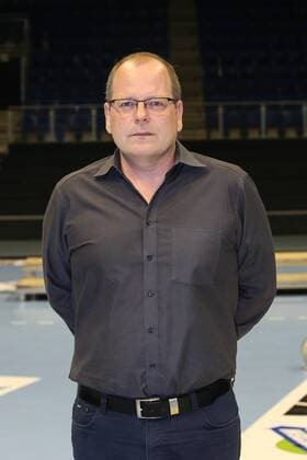 Managing Director Marc Henrik Schmedt SC Magdeburg 1 BL Handball Bundesliga Season 2018 2019 Official Photo Date Portrait Date 2018 2019 SC Magdeburg in the GETEC Arena in Magdeburg Germany Handball Mann Maenner 11 07 2018
