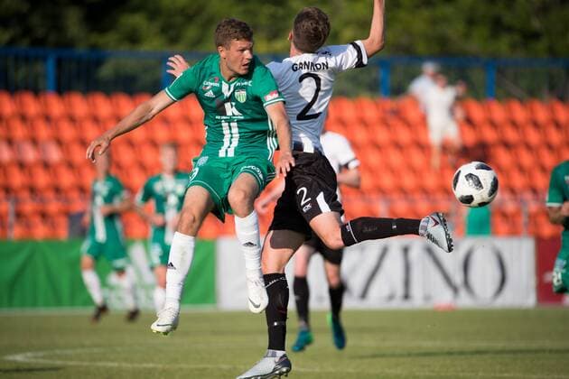ALLINN, 12.07.2018 FC LEVADIA VS FC DUNDALK, JALGPALL. Football. Europa League Qualifying match Dundalk vs Levadia Tallinn. lt : Foto: LIIS TREIMANN TALLINN HARJUMAA ESTONIA  Copyright: xLIISxTREIMANNx