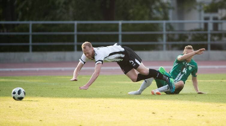 ALLINN, 12.07.2018 FC LEVADIA VS FC DUNDALK, JALGPALL. Football. Europa League Qualifying match Dundalk vs Levadia Tallinn. lt : Foto: LIIS TREIMANN TALLINN HARJUMAA ESTONIA  Copyright: xLIISxTREIMANNx