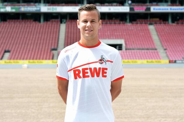 Louis Schaub 1 FC Köln 2 BL Porträttermin 2018 2019