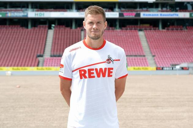 Simon Terodde 1 FC Cologne 2 BL Porträttermin 2018 2019