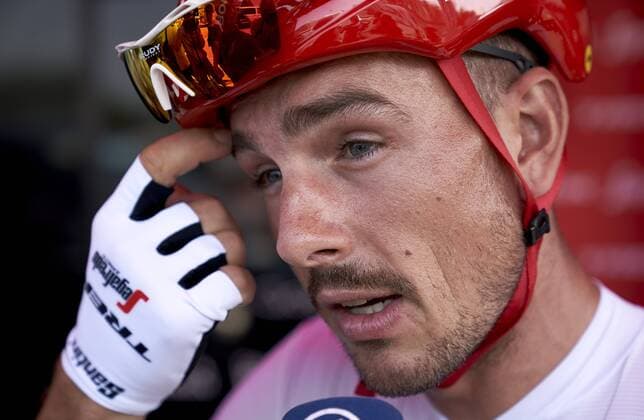 Tour de France 2018. Stage 8 from Dreux to Amiens 181 km July 14, 2018. France John Degenkolb Trek-Segafredo Tour de France 2018. Stage 8 from Dreux to Amiens 181 km July 14, 2018. France France 