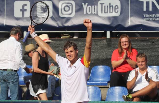 Final Yannick Hanfmann GER Winner of the Sparkassen Open 2018