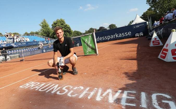 Final Yannick Hanfmann GER Winner of the Sparkassen Open 2018