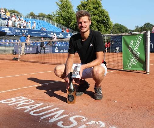 Final Yannick Hanfmann GER Winner of the Sparkassen Open 2018