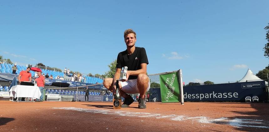 Final Yannick Hanfmann GER Winner of the Sparkassen Open 2018