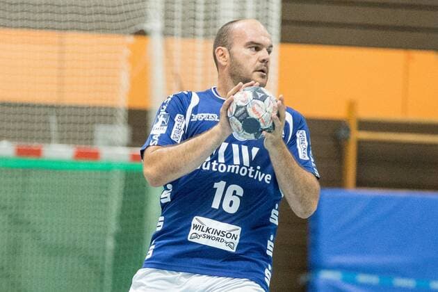 Rafael Baena Gonzalez 1 Bergischer HC at the ball HSG Gevelsberg Silschede vs Bergischer HC Handball Test match 14 07 18 Gevelsberg NRW Germany Halle Gevelsberg West Copyright: xdnet_cdnx