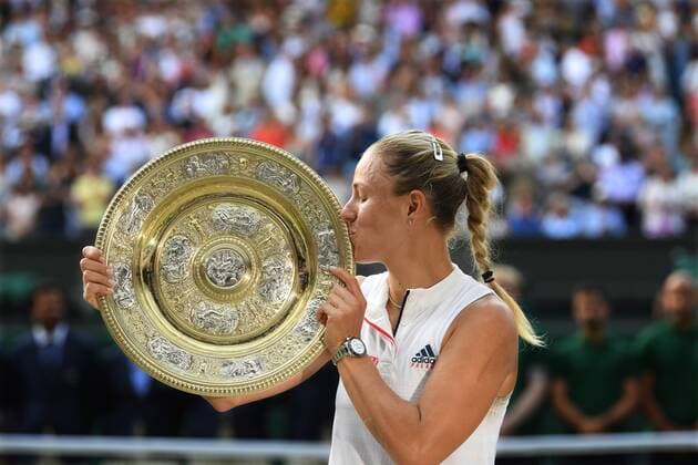 Wimbledon London ,England Kerber Angelique ,Germany *** Wimbledon London England Kerber Angelique Germany