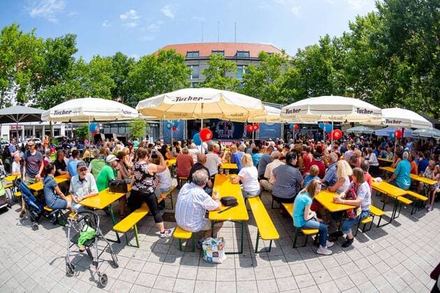 14 07 2018 Handball 1 Bundesliga Season 2018 2019 HC Erlangen HCE Season opening Season opening at Schlossplatz ThHa Impressions Season opening
