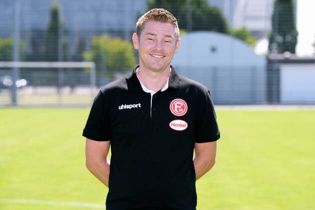 Physiotherapist Marcel Verstappen Fortuna Düsseldorf 1 BL Porträttermin 2018 2019
