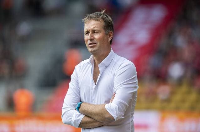 Kasper Hjulmand, cheftraener FC Nordsjaelland, under Superliga-kampen mellem FC Nordsjaelland og Esbjerg fB paa Right To Dream Park soendag den 15. juli 2018.. , Farum Denmark  Copyright: AndersxKjaerbyex-xRitzau Scanpix AndersxKjaerbyex COP102 spdk20180715-143237-L