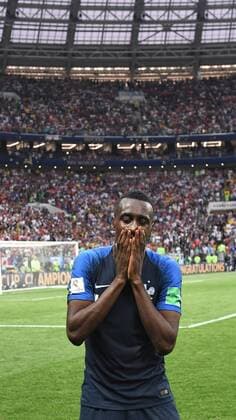 Football Mens Season 2017 18 World Cup in Russia Final France Croatia in Moscow Luschniki Cheers after the final whistle Blaise Matuidi No. 14 France 15 07 2018 Copyright: xMatthiasxKochx