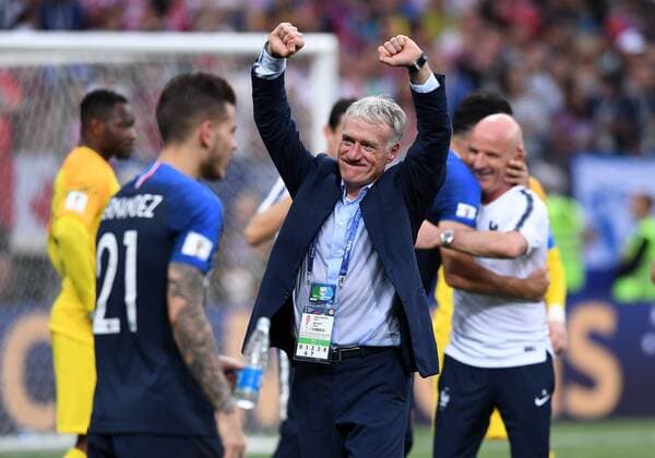 FIFA World Cup 2018 FINALE France Croatia 15 07 2018 Coach Didier Deschamps France