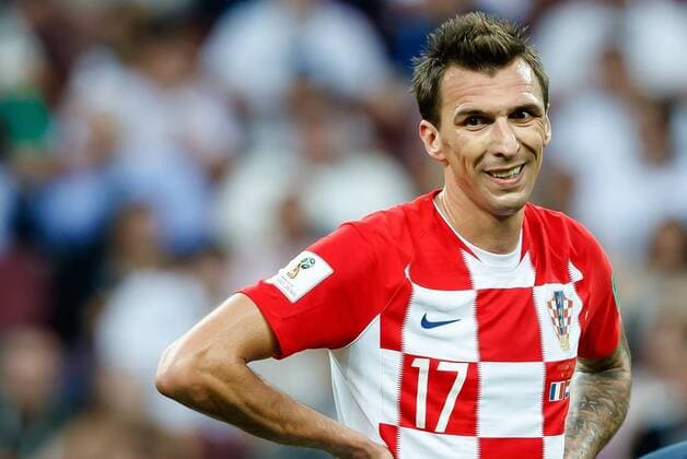 Moscow Russia 15 07 2018 FIFA World Cup Final France Croatia Mario Mandzukic CRO looks DeFodi507