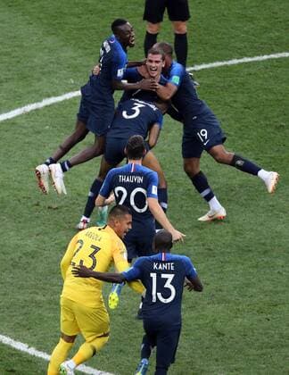 Antoine Griezmann, France team group Mannschaftsbild Totale (FRA), JULY 15, 2018 - Football Soccer : FIFA World Cup WM Weltmeisterschaft Fussball Russia 2018 Final match between France 4-2 Croatia at Luzhniki stadium in Moscow, Russia. Noxthirdxpartyxsales  (82224326)