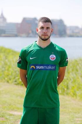 Goalkeeper Ioannis Gelios FC Hansa Rostock 3 League Portraettermin 2018 2019 FC Hansa Rostock 3 Liga Portraettermin 2018 2019 Rostock Copyright: xEIBNER AndyxBuenningx EP_EER