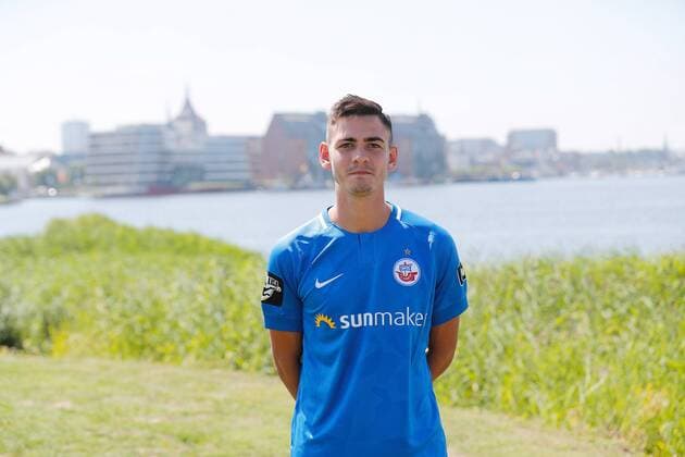 Nico Rieble FC Hansa Rostock 3 League Portraettermin 2018 2019 FC Hansa Rostock 3 Liga Portraettermin 2018 2019 Rostock Copyright: xEIBNER AndyxBuenningx EP_EER