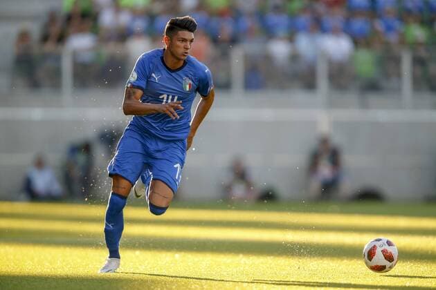 Raoul Bellanova 14, ITA during the UEFA European Under 19 Championship 2018 Finland - Italy at the Hietalahti Stadium 16. July 2018, in Vaasa, Finland.  Copyright: xKallexParkkinenx NP24_00303194