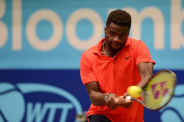 July 16, 2018 - Washington D.C, United States - FRANCES TIAFOE in World Team Tennis action for the Washington Kastles. World Team Tennis 2018 - ZUMAl132 20180716_zap_l132_002 Copyright: xChristopherxLevyx