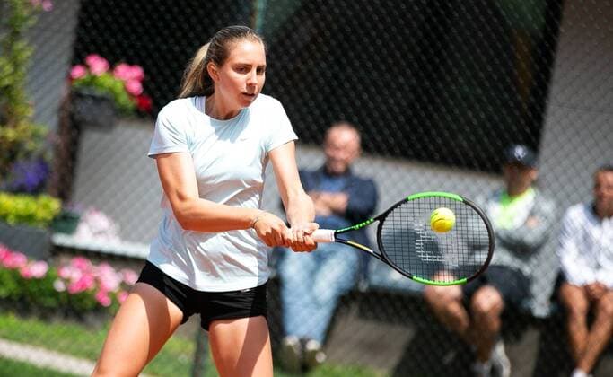 TENNIS - ITF Future Ladies VIENNA,AUSTRIA,17.JUL.18 - TENNIS - ITF Future Ladies. Image shows Selina Pichler (AUT). GEPAxpictures xPhilippxBrem