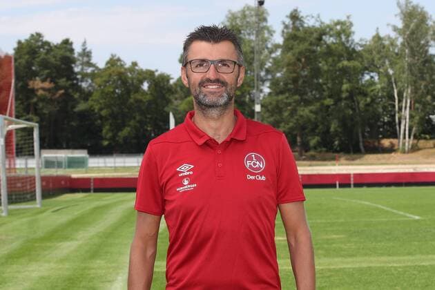 16 07 2018 1 FC Nuremberg Nuernberg FCN Club 1 Football Bundesliga BL Season 2018 2019 Photo appointment Portrait date Portraittermin DaMa Michael Köllner Coach 1 FC Nürnberg FCN Single image Single portrait Portrait Portrait Headshot