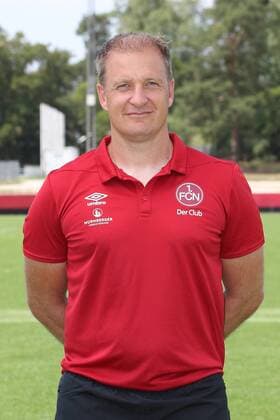 16 07 2018 1 FC Nuremberg Nuernberg FCN Club 1 Football Bundesliga BL Season 2018 2019 Photo appointment Portrait Date Portraittermin DaMa Florian Klausner Athletics and rehab Coach 1 FC Nürnberg FCN Single image Single portrait Portrait Portrait Headshot