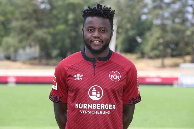 16 07 2018 1 FC Nuremberg Nuernberg FCN Club 1 Football Bundesliga BL Season 2018 2019 Photo appointment Portrait date Portraittermin DaMa Edgar Salli 7 1 FC Nürnberg FCN Single photo Single portrait Portrait Headshot