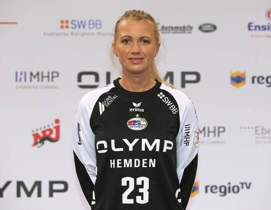 17 07 2018 Germany Ludwigsburg Handball Bundesliga Women Season 2018 2019 SG BBM Bietigheim Portraittermin Valentina Salamankha