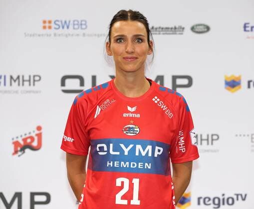 17 07 2018 Germany Ludwigsburg Handball Bundesliga Women Season 2018 2019 SG BBM Bietigheim Portraittermin Fie Woller