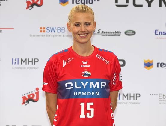 17 07 2018 Germany Ludwigsburg Handball Bundesliga Women Season 2018 2019 SG BBM Bietigheim Portrait Portraits Kim Naidzinavicius