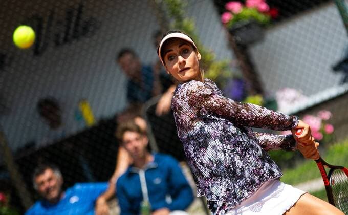 TENNIS - ITF Future Ladies VIENNA,AUSTRIA,17.JUL.18 - TENNIS - ITF Future Ladies. Image shows Dia Evtimova (BUL). GEPAxpictures xPhilippxBrem