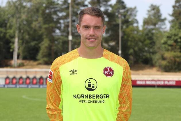 16 07 2018 1 FC Nuremberg Nuernberg FCN Club 1 Football Bundesliga BL Season 2018 2019 Photo date Portrait date Portraittermin DaMa Christian Mathenia 26 1 FC Nürnberg FCN Single photo Single portrait Portrait Headshot