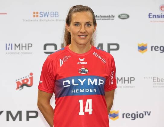 17 07 2018 Germany Ludwigsburg Handball Bundesliga Women Season 2018 2019 SG BBM Bietigheim Portraittermin Carolina Kudlac Gloc