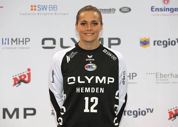 17 07 2018 Germany Ludwigsburg Handball Bundesliga Women Season 2018 2019 SG BBM Bietigheim Portraittermin Dinah Eckerle