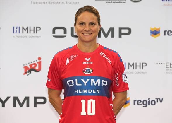 17 07 2018 Germany Ludwigsburg Handball Bundesliga Women Season 2018 2019 SG BBM Bietigheim Portrait Portrait Anna Loerper