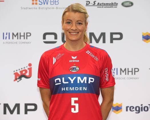 17 07 2018 Germany Ludwigsburg Handball Bundesliga Women Season 2018 2019 SG BBM Bietigheim Portraittermin Antje Lauenroth